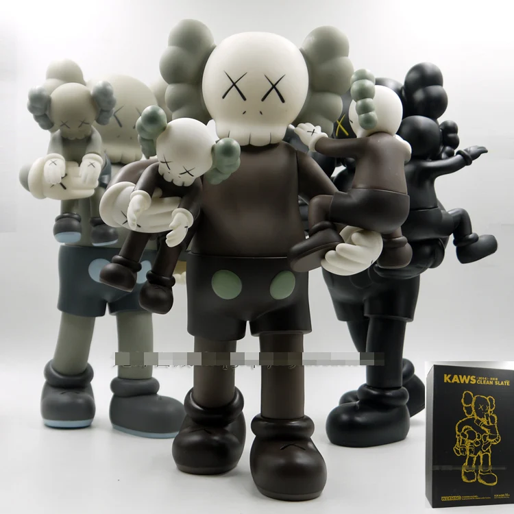 

40 cm kaws Original Fake Plastic Action Figures New 2016 Kids Toys Gifts Baby Clean Slate Brinquedos with box