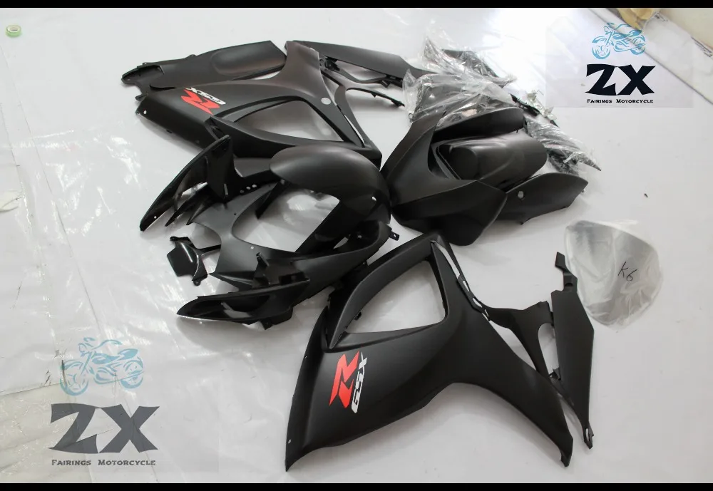 

Complete Fairings Forsuzki gsxr600 GSXR750 2006 20007 Plastic Kit Injection Motorcycle Fairings ZX SUK15 C free windscree