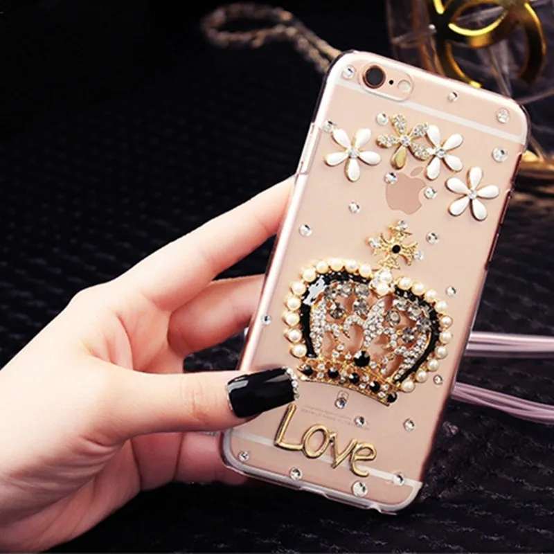 

Fashion Golden Love Diamond Rhinestone Case For Samsung Galaxy A3 A5 A7 A9 2016 A7 A5 A3 2017 Diamond Phone Cover