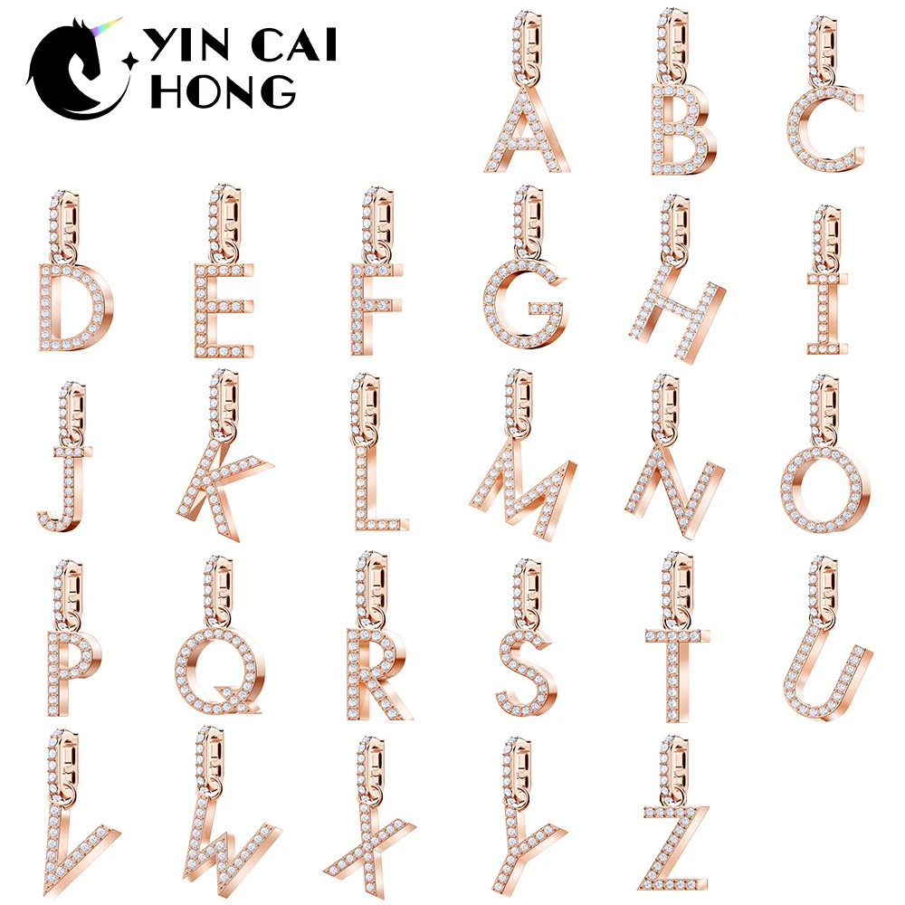 

YCH SWA High Quality REMIX COLLECTION Variety Combination Letter Bracelet Pendant Play Interesting Letters Express Individuality