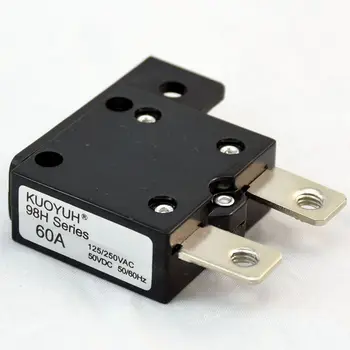 

2PCS KUOYUH 60A automaic circuit breaker power wheelchair mobility scooter circuit breaker reset switch