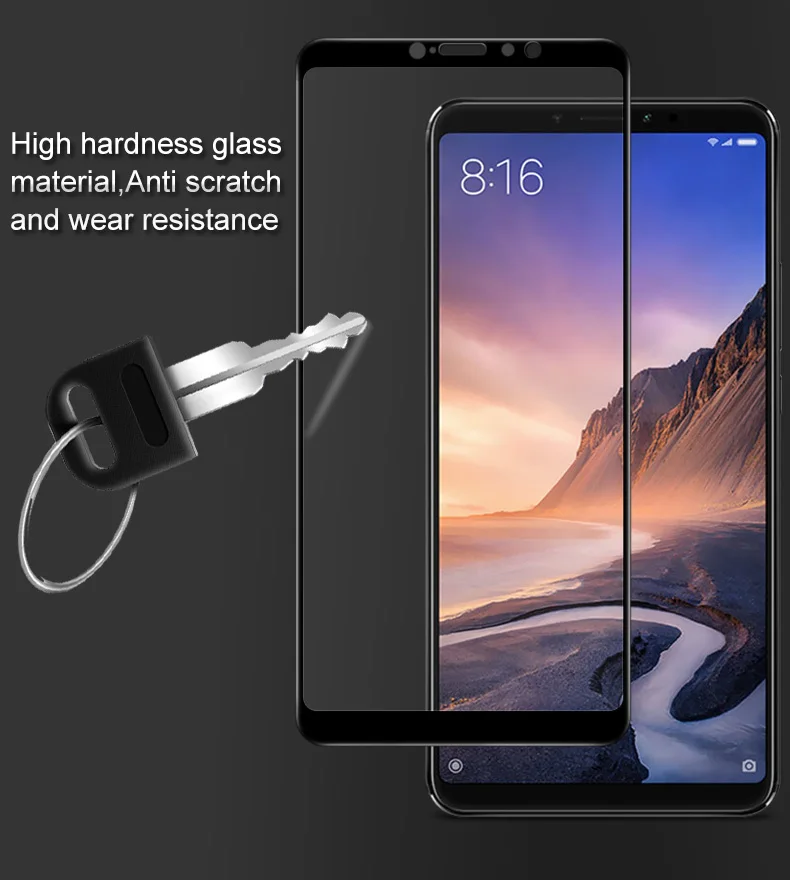 Imak Для Xiaomi mi Max 3 Blackshark Red mi Note 5 Pro Red mi 6 Pro A2 Lite Полное покрытие экрана закаленное стекло Защита экрана