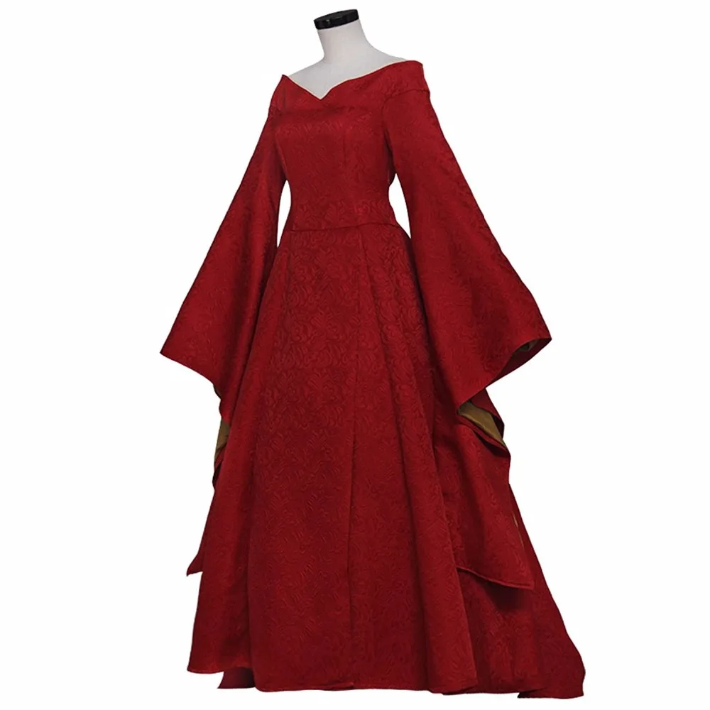 Игра престолов Cersei Lannister карнавальный костюм красное платье|game of thrones cersei|costume game