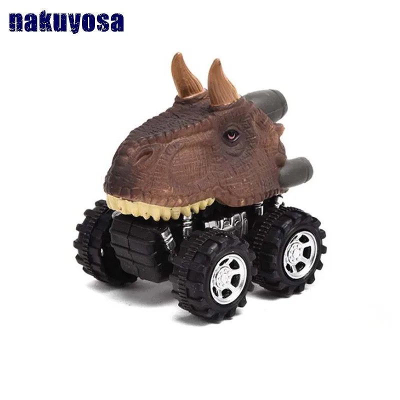6 стилей подарок на день детей игрушка динозавр модель мини-игрушка вытяните назад автомобиль грузовик хобби Забавный подарок на день рождения для детей Прямая поставка - Цвет: E