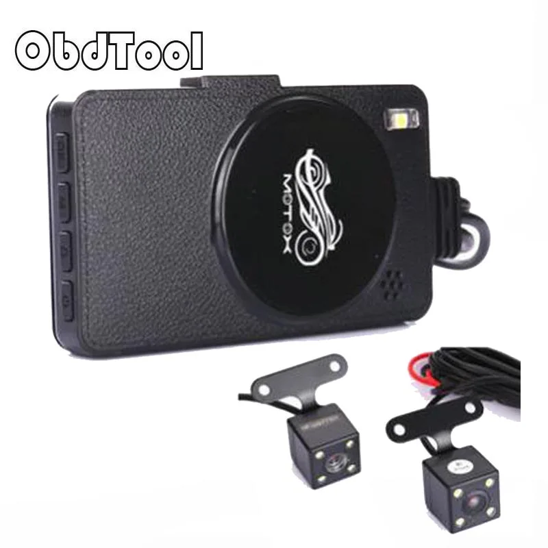 

30FPS 3 Inch LCD Screen Video Recorder Dash Cam Car Motorcycle Driving Recorder Dual Lens Car DVR HD Clarity Automobile Recorder