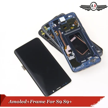 

AMOLED Replacement for SAMSUNG Galaxy S9 S9+LCD Touch Screen Digitizer with Frame G960 G965 LCD