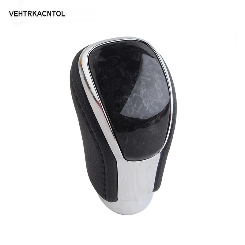 

VEHTRKACNTOL Leather Automatic Transmission Gear Shift Knob For Toyota Crown Reiz Gear Head
