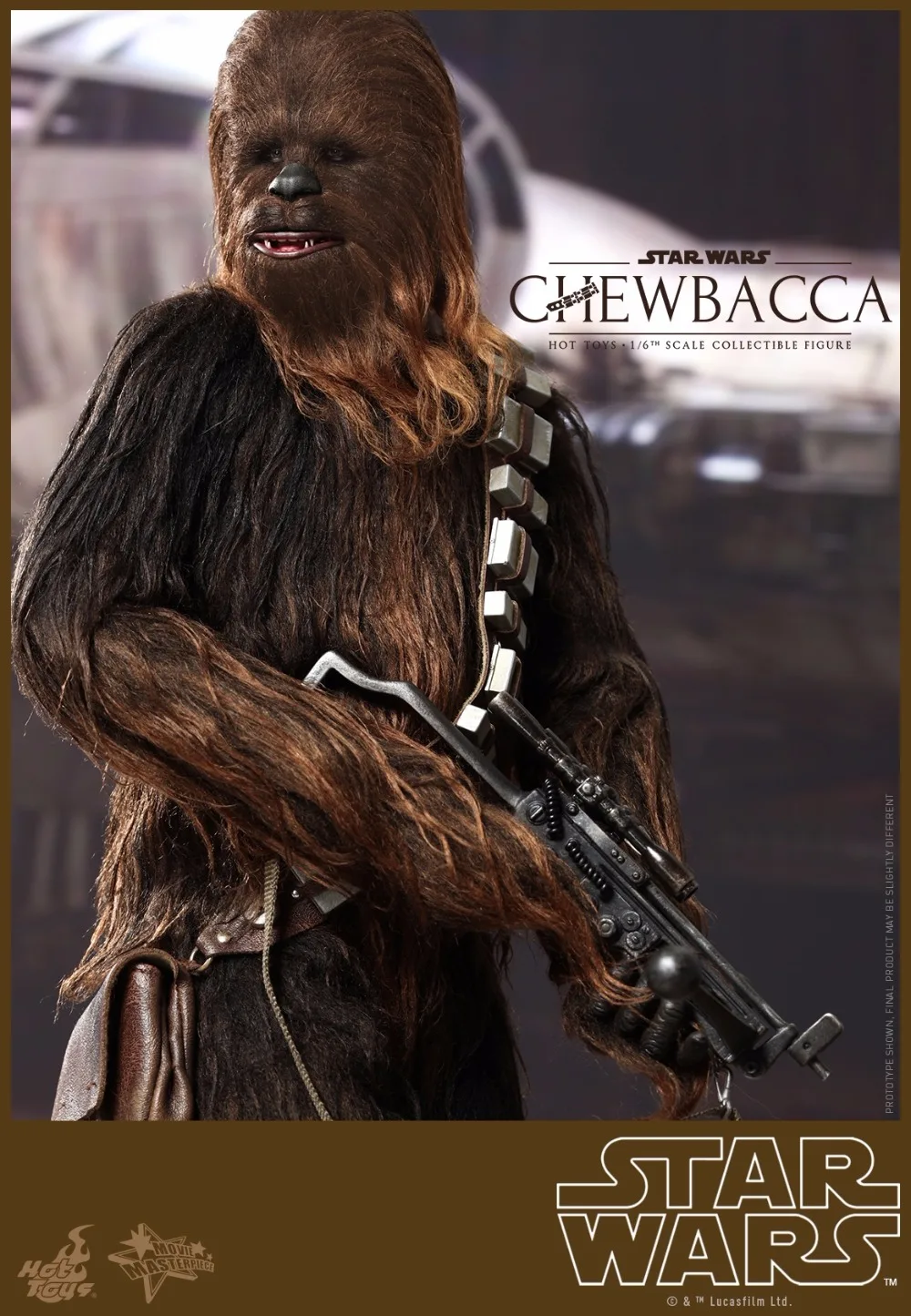 

1/6 scale Collectible film figure doll Star Wars Episode IV A New Hope Chewbac 12" action figure doll model plastic toys