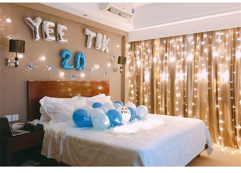 Luzes do Partido do Casamento Casamento do Jardim do Diodo Emissor de Cortina Guirlandas de Natal Seqüência de Luz Luzes de Decoração 3x3 m 300 Led Fada Cordas do Jardim do Diodo Decoração Led 30 casamento jardim festa cortina led decoração guirlandas