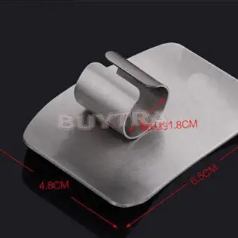 Practical Popular Practical Useful Stainless Steel Guard Knife Slice Shield Finger Hand Protector Kitchen Tool