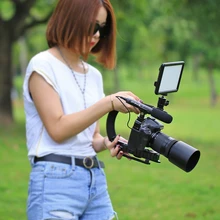 U/C образный кронштейн ручной видеокамеры Стабилизатор Steadicam башмак крепления для Gopro Xiaomi Yi Sjcam DSLR SLR Canon Nikon