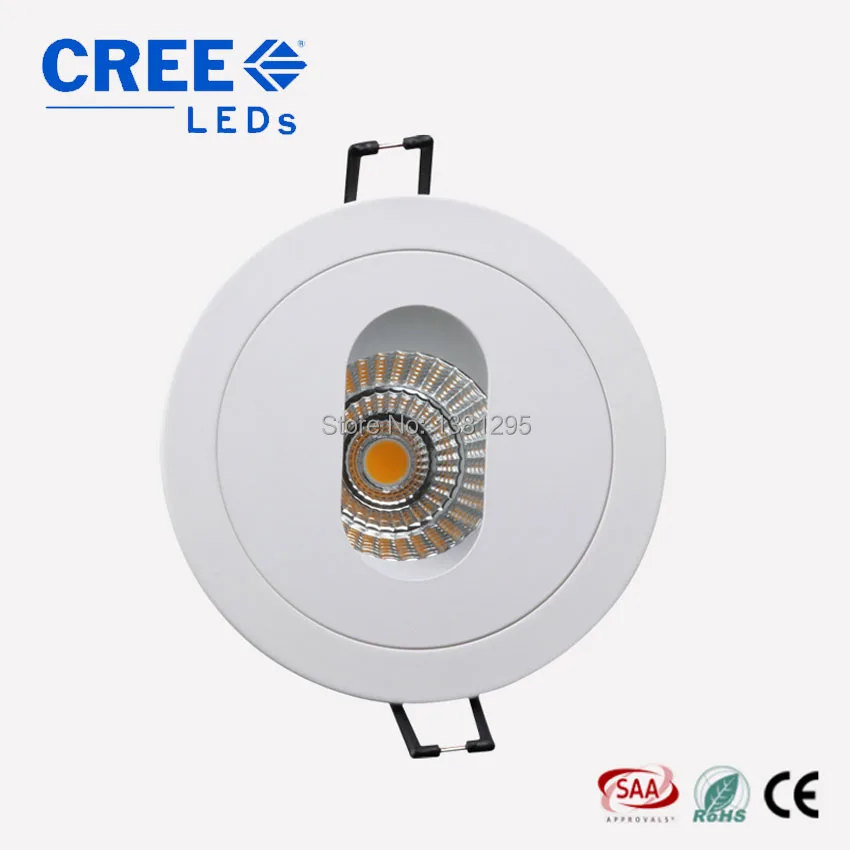 Low glare Round Pin hole Recessed LED COB Downlight Dimmable 7W 9W Mini