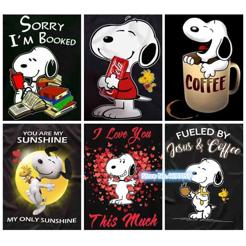 

5D Diy Full Drill Diamond Painting Cartoon Snoopy Diamond Embroidery Cross Stitch Cute Dog 3d Rhinestones Painting Accessories