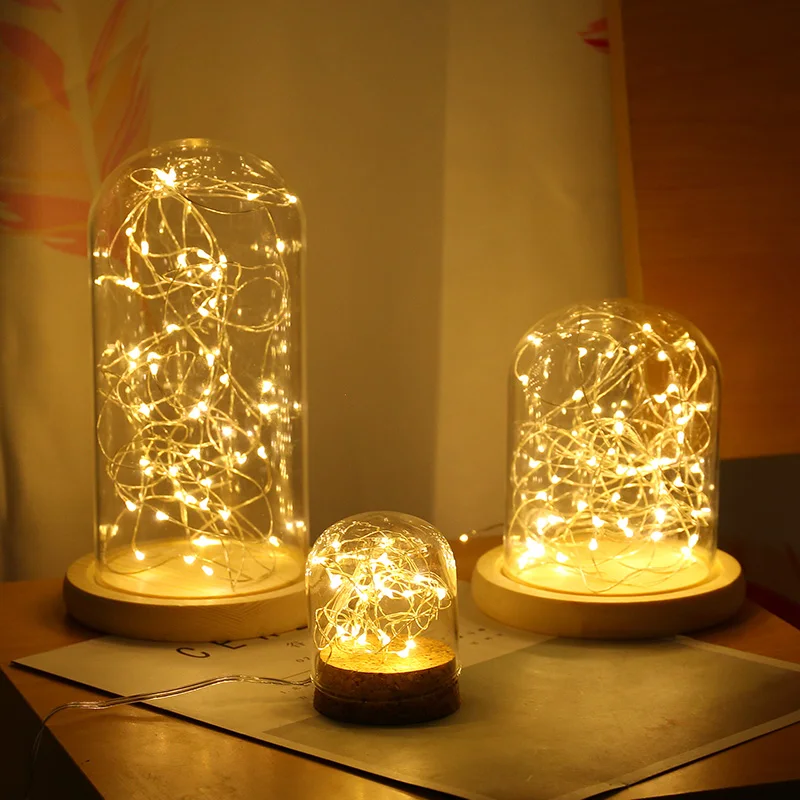 

RiRi won LED String lights Battery Copper Wire LED String Lamp Holiday lighting For Christmas Tree Wedding Party Decoration