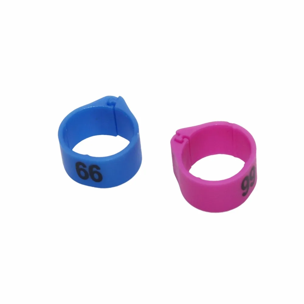 Title 4, 100 pcs 12MM 14MM Bird Plastic Clip Rings Pige...