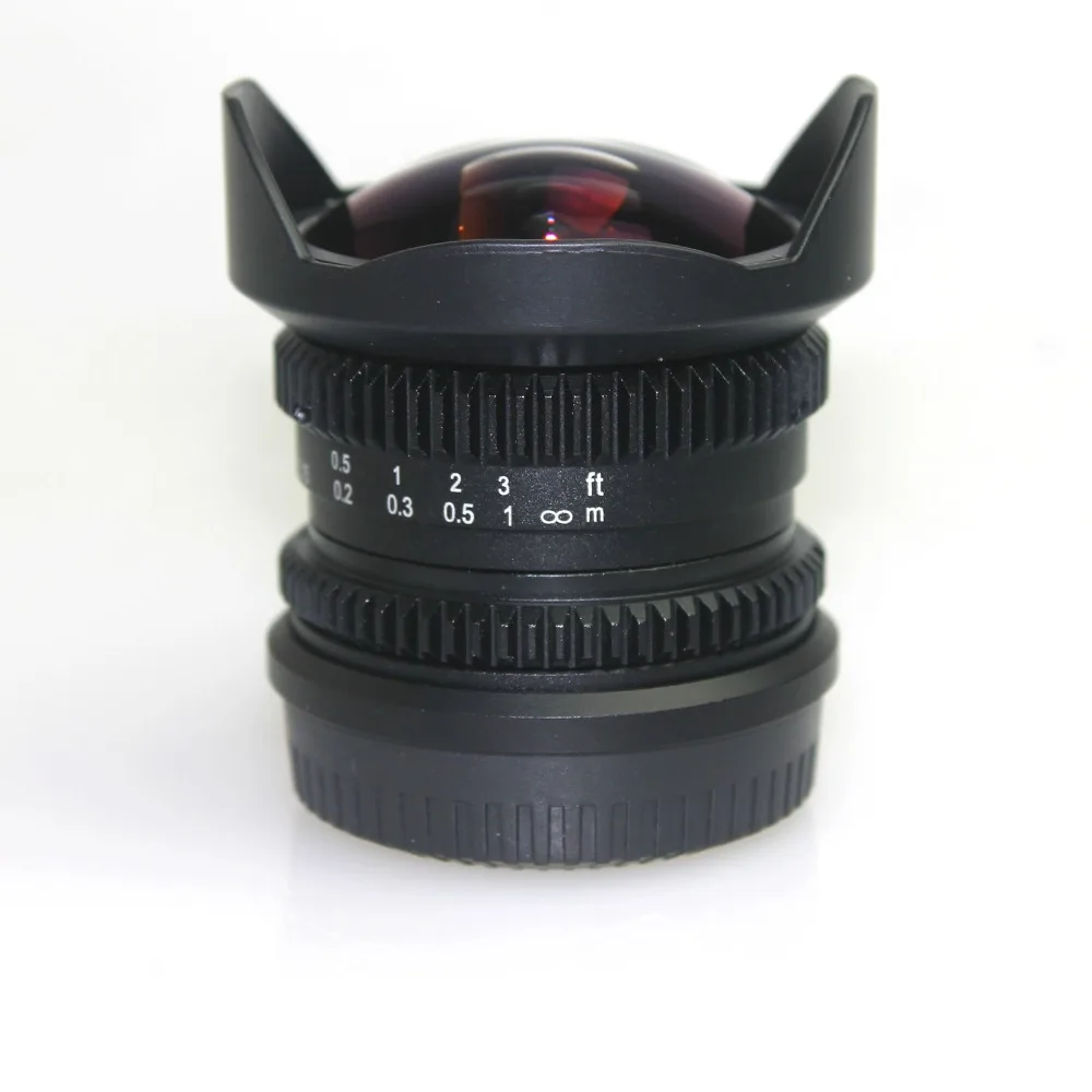 

8mm f/2.8 MFT mount 4/3" Fisheye CCTV camera Lens for Micro 4/3 M4/3 E-PL7 M1 GH4 OM-D free shipping