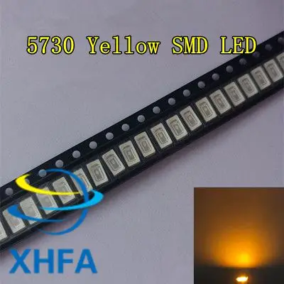 4000 шт 5630/5730 SMD/SMT желтый 5730 поверхностного монтажа светодиодные светодиоды ультра
