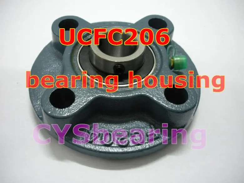 

30mm shaft take up unit UCFC206 mounted flange pillow block bearing, UC206 axle insert bearing, FC206 pillow block housing