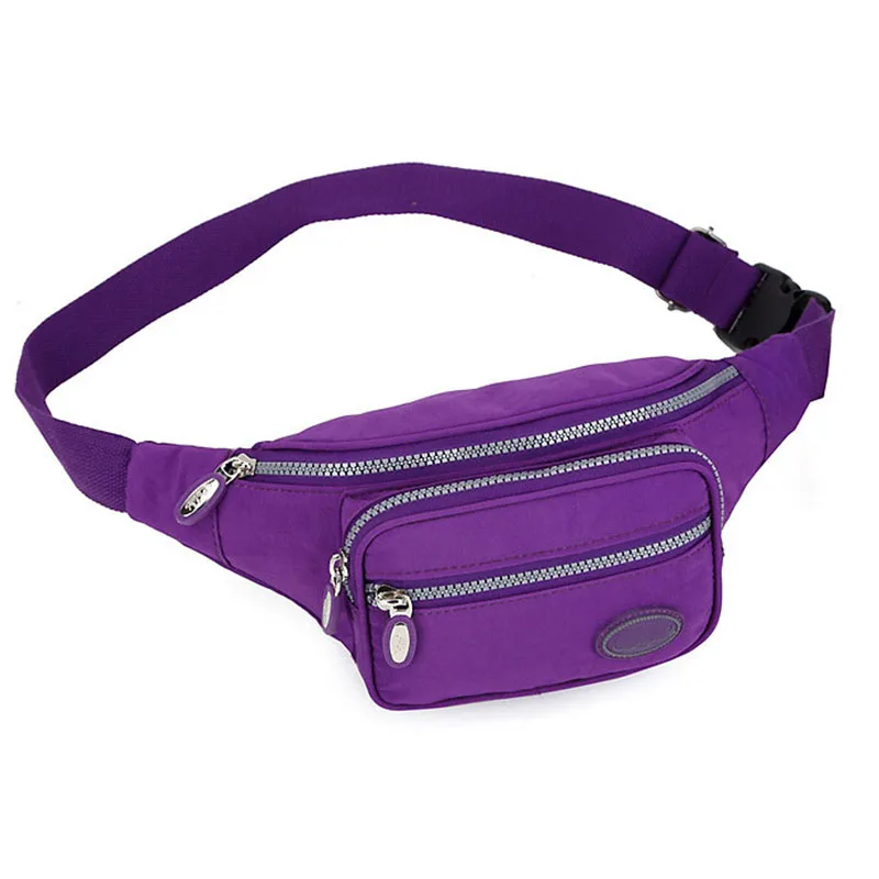 Unisex causal Nylon Sling Chest Fanny Pack Waist Bag Hip Bum Belt