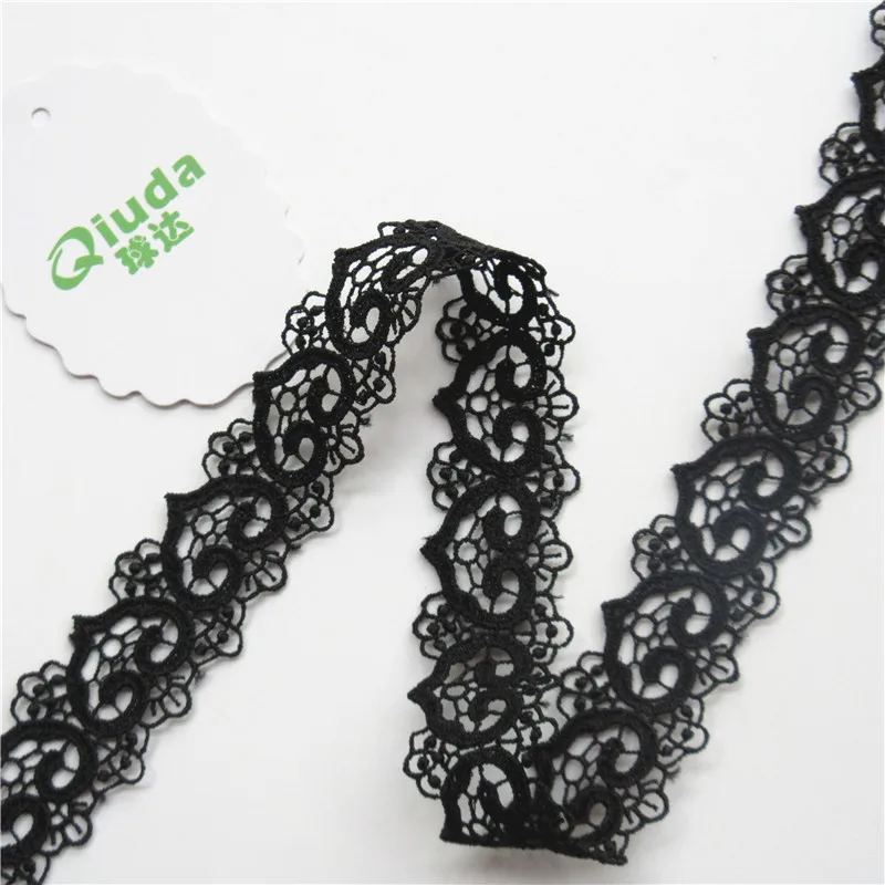 vintage black lace trim