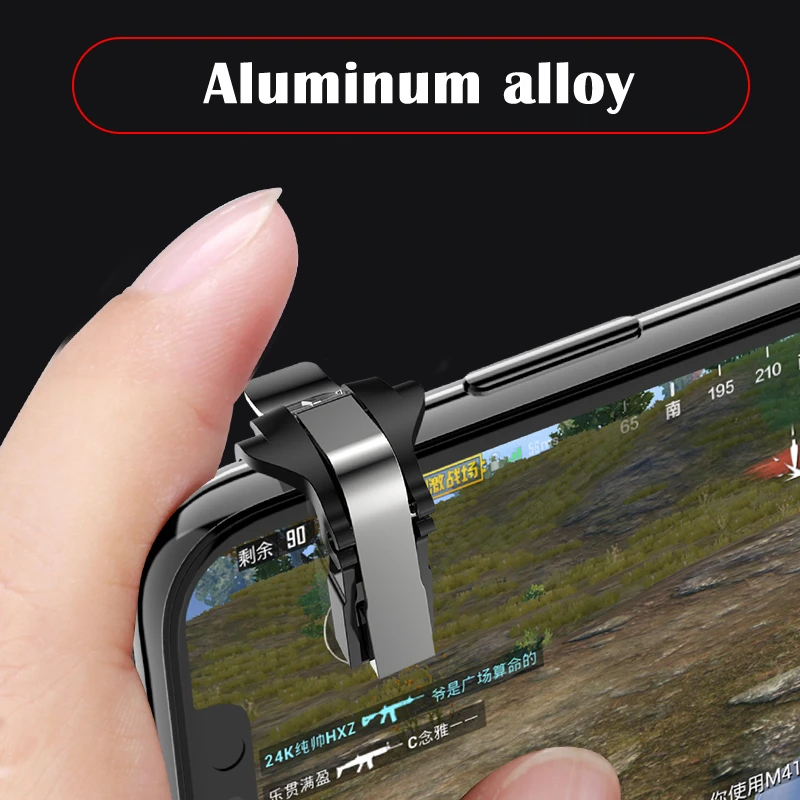 L1 R1 Dzhostik Pubg Controller Mobile Trigger Gamepad Game Pad Joystick For Smart Cellular Cell Phone Android iPhone IOS On L1R1