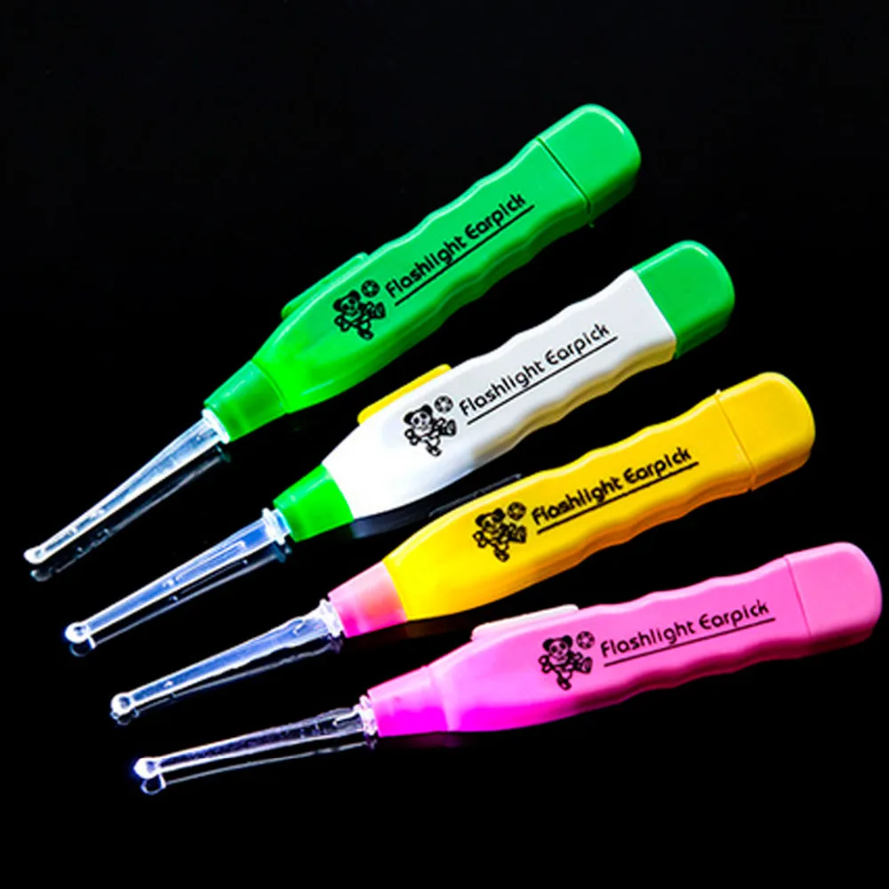Illuminated Flashlight Earpick Wax Cleaner Remover font b Cleanser b font Ear Pick LED Light At