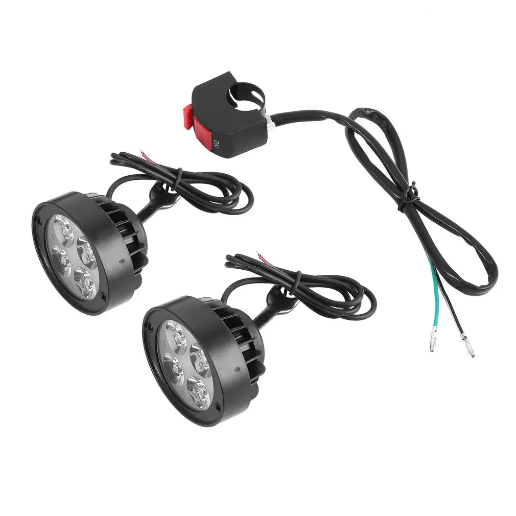 Super Clear 1000Lm Motorcycle Led Headlight Lamp Scooters Fog Spotlight