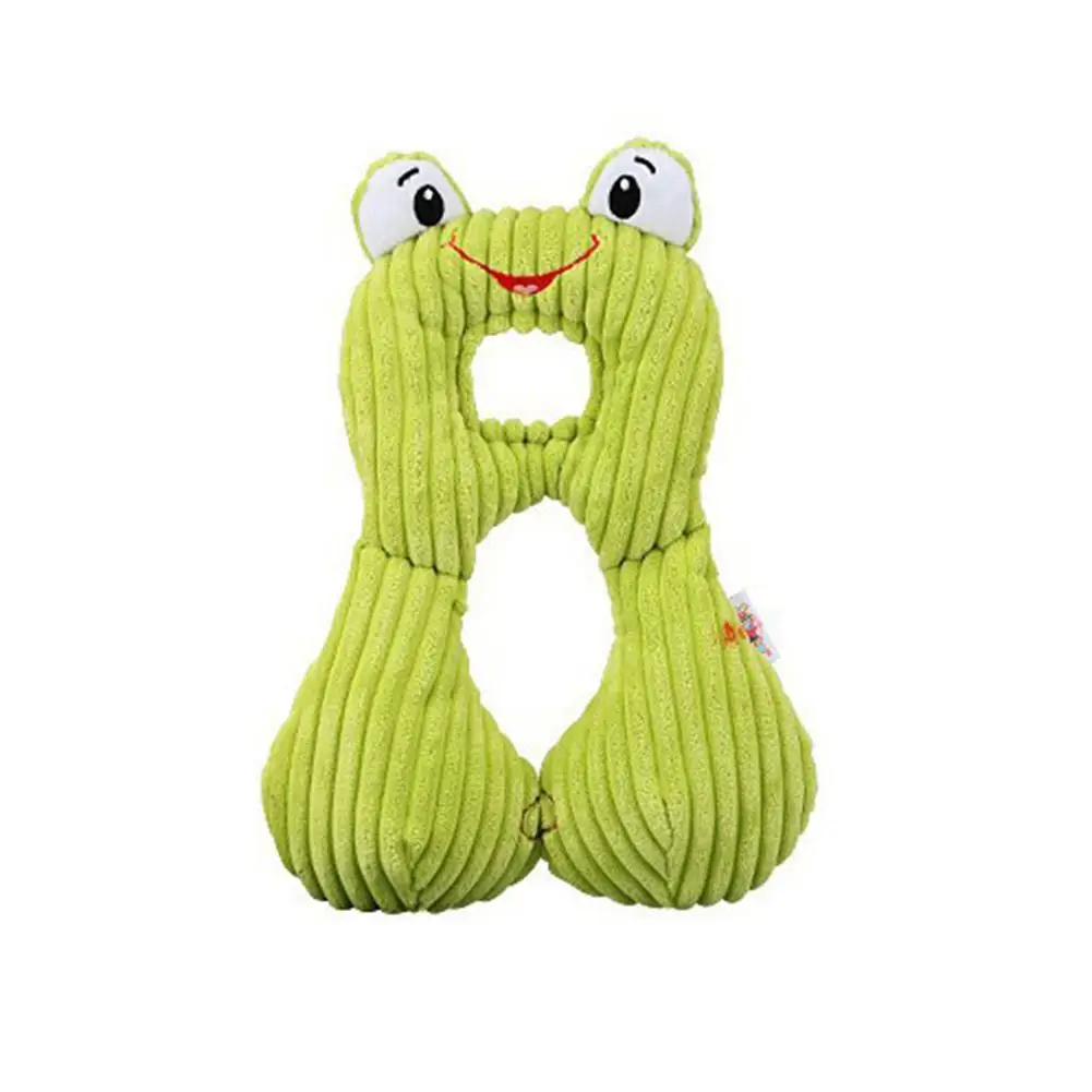 frog Для детей, малышей голову подушку собака лягушка животных U Тип подушка для шеи ребенка подушки сиденья автомобиля фиксированной ребенок завершить дизайн подушки - Цвет: frog