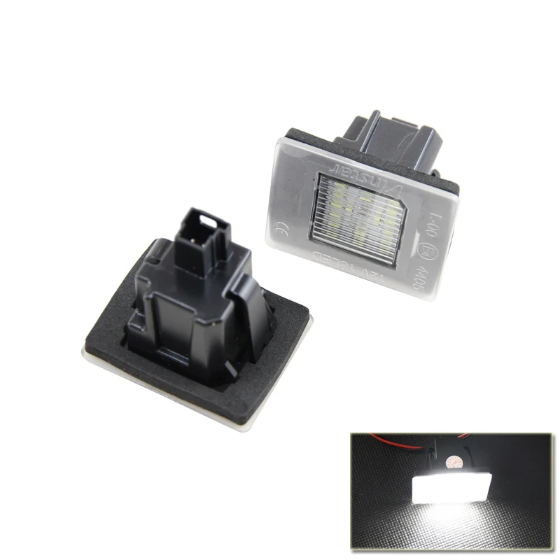

2x Error Free Led Number License Plate Lamp Lights For Benz GLA SLK ML GL A Class W176 W156 R172 X166 W166 Xenon White Car Light