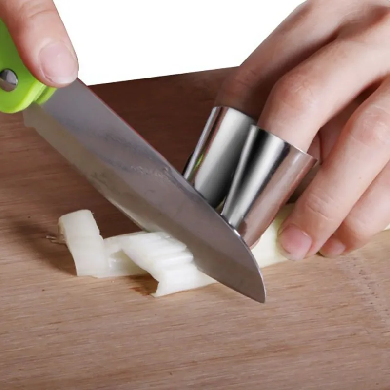 New 1Pcs Finger Guard Protect Finger Hand Cut Hand Protector Knife Cut