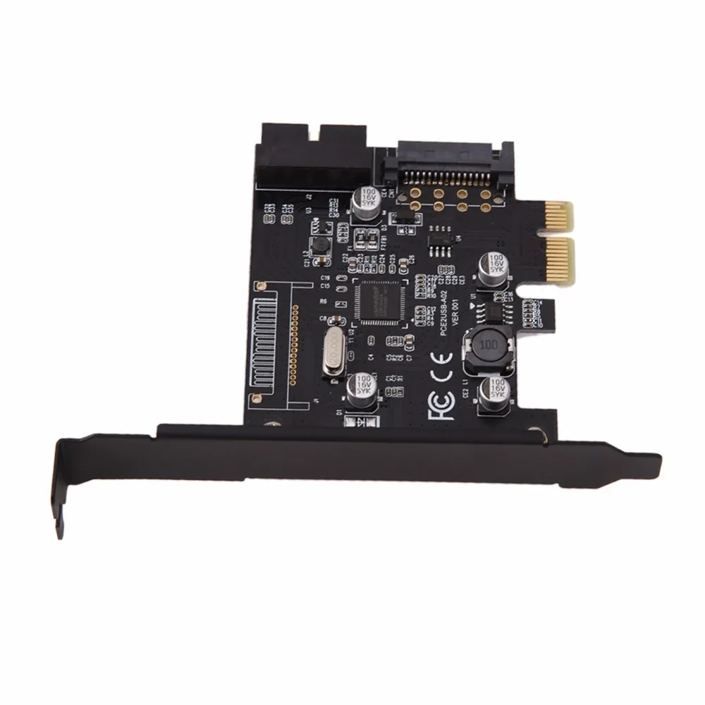 PCI Express 19 pin USB 3,0 разъем и 15-pin SATA Мощность контроллер расширения адаптера расширительные платы для портативного компьютера