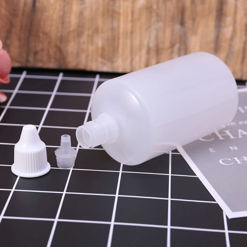 5-100ml Empty Plastic Squeezable Dropper Bottles Eye Liquid Dropper Container store liquids