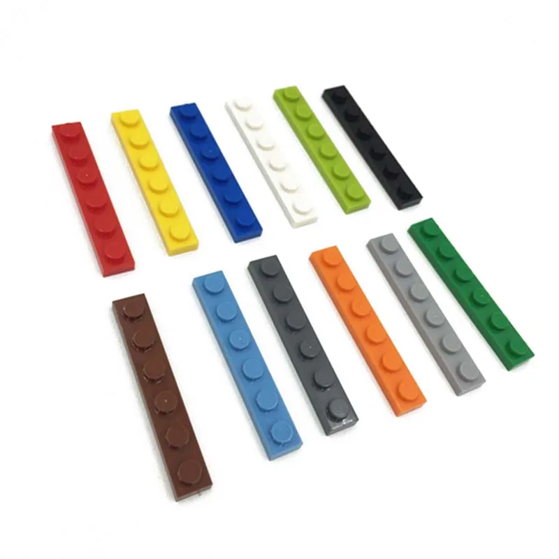

100pcs/Lot Parts Plate 1 x 6 s DIY Block Brick Parts Compatible with Major Brands Assemble Particles