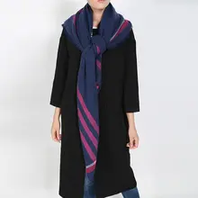 Winter Women Scarf font b Tartan b font Foulard Femme Striped Echarpes Luxury Brand Blanket Scarf
