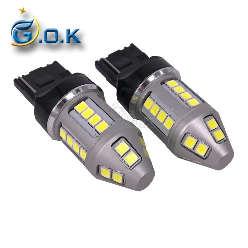 2шт T20 7440 светодиодный 30SMD 2835 Светодиодный 30 Вт Автомобильные стоп сигналы для