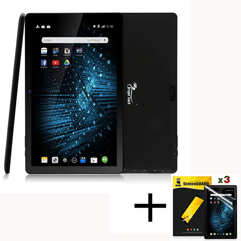 Dragon Touch X10 10 Inch 16GB Octa Core Tablet with 5 0 MP Camera and Android
