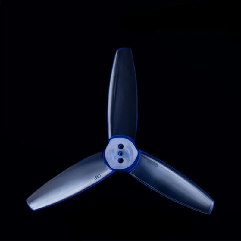 2 пары Gemfan 3035 3X3,5 BN 3-blade Лопасти пропеллера PC CW CCW 1,5 мм монтажное отверстие прозрачный синий желтый для 1104 1105 двигатель