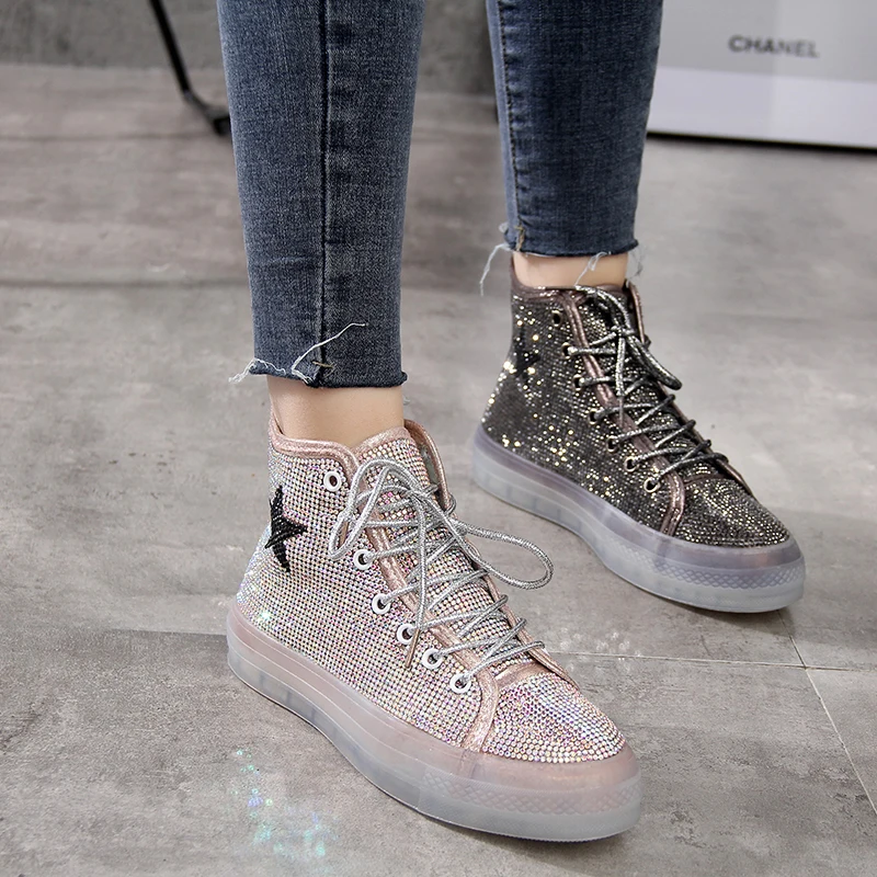 Plat Femmes Talons pink Gelée Transparent Strass Appartements Gray Silver Bling Décontractées Printemps silver De Oulyyygo colored multi Flash Chaussures Cristal Femelle Coloré lTXwkiPOZu