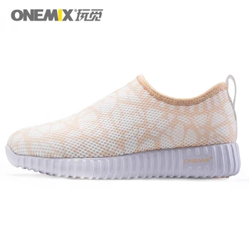 

ONEMIX Lihgtweight Slip-on Women Running Shoes Sport Shoes Woman Breathable air Mesh Female Sneakers