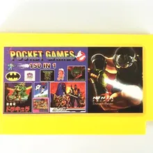 150 в 1 без повтора 8 бит FC60Pins игровой картридж, Rockman 1 2 3 4 5 6, NinjaTurtles, Kirby's Adventure