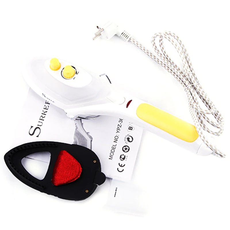 Yellow White SURKER YPZ-3688 портативный ручной одежды ткань Отпариватель Одежды Утюг пароочиститель ЕС Plug - Цвет: Yellow White