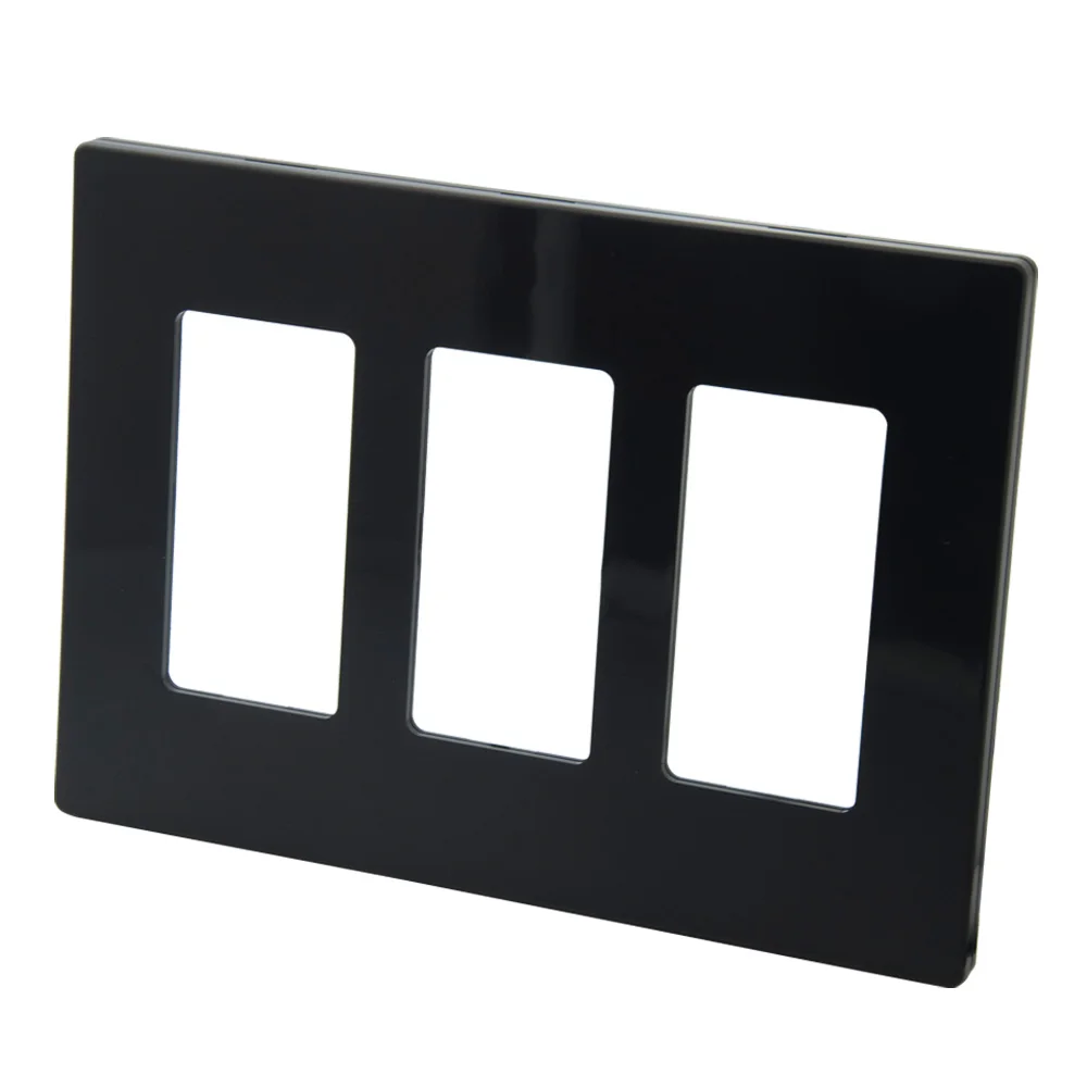 1 Gang 2 Gang 3 No Screw US Style Wall Plate