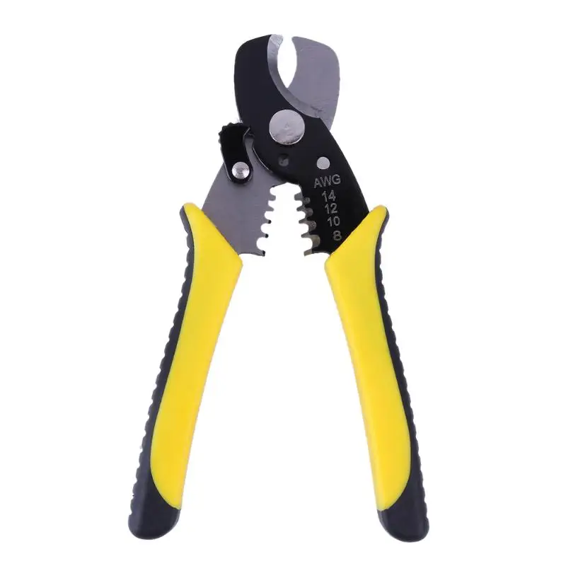 9 16mm Multifunction Cable Crimping Automatic Stripping Plier Hand Wire Cutting Scissor Hand