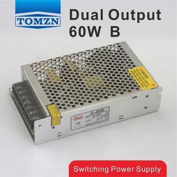 

D 60W B Dual output 5V 24V Switching power supply AC to DC DC3A DC1.8A