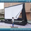 5.4m 16:9 outdoor inflatable movie screen with removable screen cloth Portable air projector screen cinema projection screen 1
