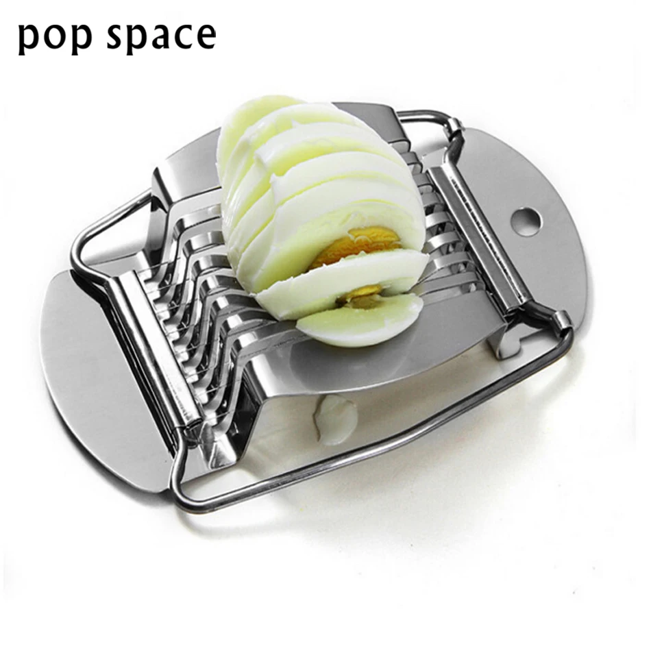 pop space Stainless Steel Boiled Egg Slicer Section Cutter Tomato Kiwi