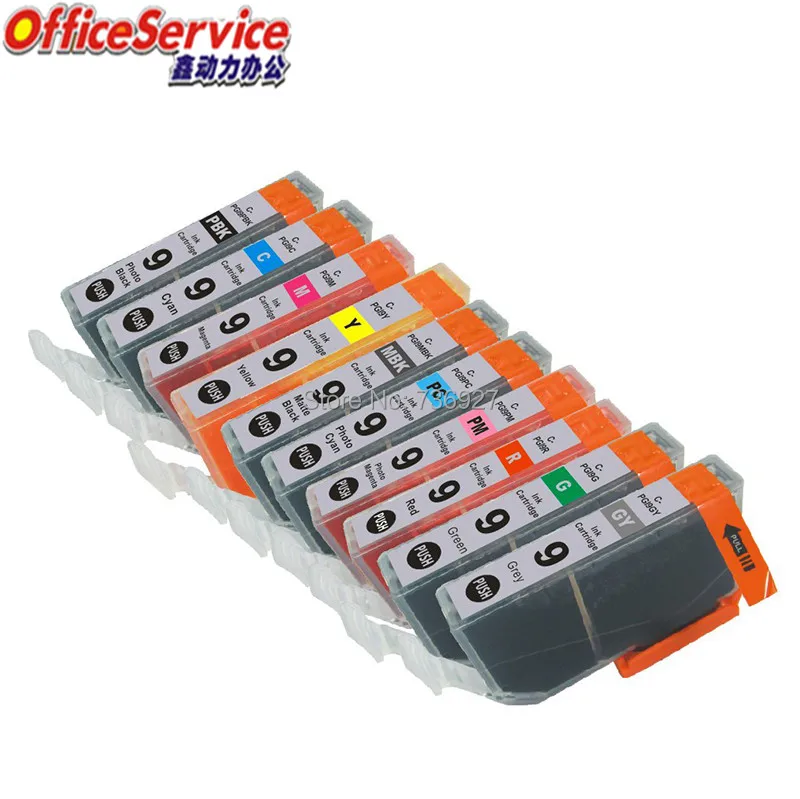 

10PK High Quality Compatible Ink Cartridge for CANON PGI-9 PGI9 PGI 9 PIXMA Pro9500/Pro9500 Mark II