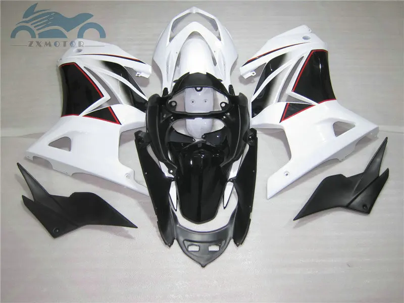 

Настраиваемый корпус для обтекателей Kawasaki Ninja 250r 2008-2014 EX250 2009 2010 2011 2012 250 ZX, белого и черного цветов