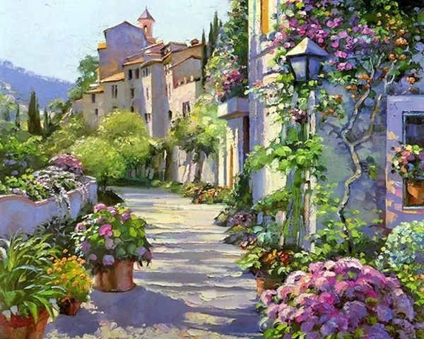 

Diamond Embroidery 5D Landscape Diamond Cross Stitch Crystal Square Diamond Sets Unfinished Decorative Diy Diamond Painting