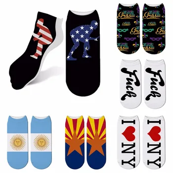 

Cute Print Socks Women 2019 Summer Cotton Short Funny Socks Happy Ankle Socks Female Fashion Sox Meias Calcetines 5ZJQ-ZAS22